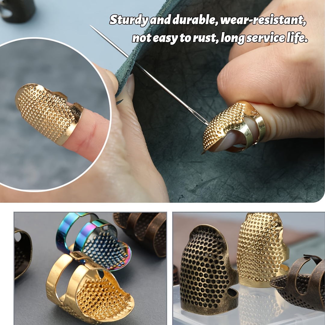 4pcs Sewing Thimble Finger Pro - Sewing Thimble Metal review and price