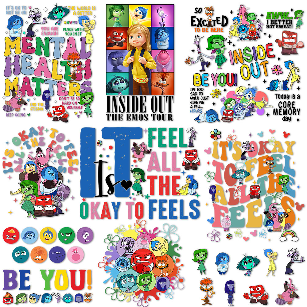 Inside Out Iron on Decals for  - Velcro Sew On review and price