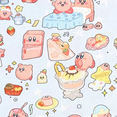 Cartoon Kirby 100 Cotton Fabri - Sewing And Textile review and price