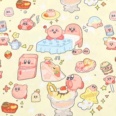 Cartoon Kirby 100 Cotton Fabri - Sewing And Textile review and price