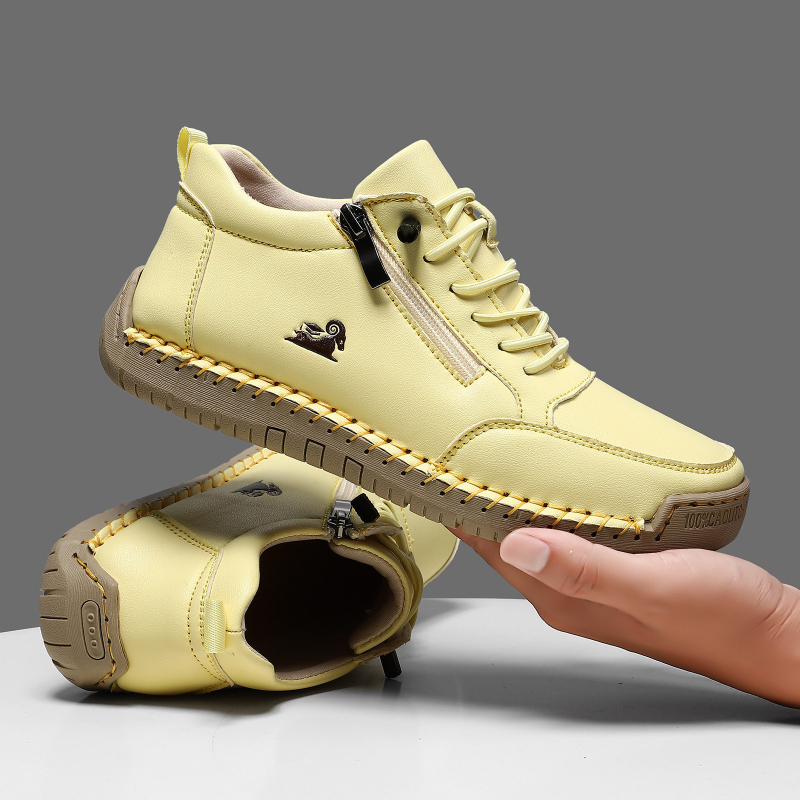 Women's Sneakers Handmade Leat - Sewing Latex review and price
