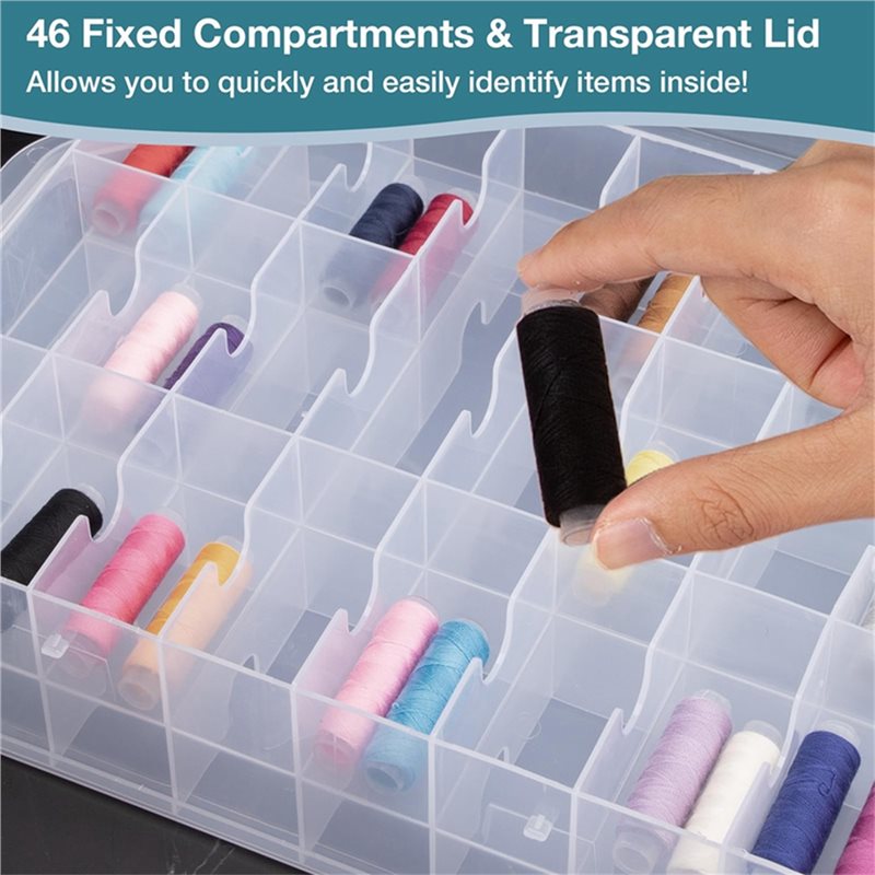 Sewing Organizer 46 Double-Sid - Embroidery Floss Thread review and price